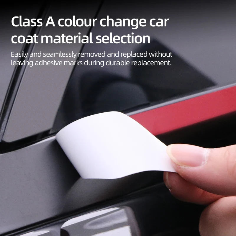 Rearview Mirror Trim Strip Decoration for Tesla Model 3 Highland / Model Y Juniper (2024) | PVC Cover